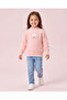 Girls Pink Knitted Pullover - 2