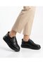 Women's Black Genuine Leather Orthopedic Sole Seasonal New Season Casual Shoes - 2