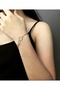 Xuping Asymmetric Chain Mixed Ring Bracelet – Silver Color Tarnish-Resistant Steel Minimalist Women's Bracelet - 2