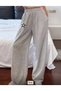 Women's 3-Pack Gray-Black-Navy Blue Star Printed Shaded Loose Fit Comfortable Sweatpants - 3