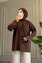 6259 - Comfortable, Casual Women's 2-Thread Embroidered Long Sweatshirt - 3