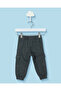 Infant Boys Charcoal Cargo Knit Denim Joggers - 4