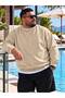 3 Yarn Combed Cotton Plus Size Unisex Sweatshirt Me5
