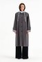 Women's Detachable Hooded Lined Design Long Trench Coat