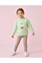 Girls Green Knitted Pullover - 2