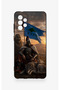 Samsung-A72 Compatible Kıpçak Military Patterned Silicone Case - 2