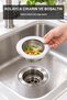 11.5 cm Stainless Steel Sink Strainer – Large Size Sink Drain Strainer – 1 Piece - 5