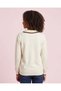 Senior Girls White Embellished Collared Pullover - 4