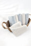 Phobe 100% Cotton Guest Towel Set of 6 - 30X50 cm - 2