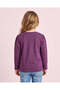 Girls Burgundy Floral Graphic Long-Sleeve T-Shirt - 4