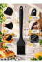 Silicone Egg Brush 25 cm – Kitchen Brush for Pastry, Poğaça, Dough Work, Greasing and Sauce Application, Black - 3