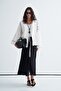 Women's Contrast Kimono Pants Set Ecru - 3