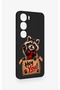 Vivo V40 Lite 5g Compatible Cute Raccoon Pattern Silicone Case - 2