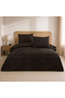 Roar Single 100% Cotton Ranforce Duvet Cover Set Brown 57 Thread (2 Pieces) 160X220/50X70 Brown