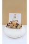 Leopard Pattern Lettered Acrylic Latch Buckle