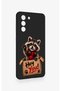 Samsung-S21Fe Compatible Cute Raccoon Patterned Silicone Case - 3