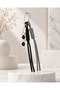 Black-Silver Bead Detailed Bag Charm - 2