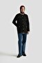 Pocketed Knitwear Cardigan Black - 2