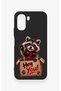 Oppo A6T Compatible Cute Raccoon Pattern Silicone Case - 2