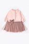 Three Strap Dresses (Bella Bow) Dried Rose - 2