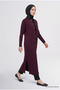 Regular Fit Knitwear Cardigan Plum