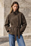 Zra Model Buttoned Imported Top Quality Premium Design Suede Jacket - 5