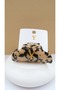 Leopard Pattern Lettered Acrylic Latch Buckle - 2