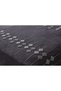 Punch Embroidered Chenille Fabric Double Bedspread Anthracite - 3