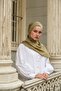 Talia Kibrit Pattern Jacquard Shawl - Nefti - 3