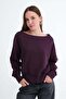 Kayık Collar Sweatshirt S10765
