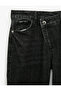 Cotton Buttoned Regular Waist Straight Leg Denim Trousers - Straight Fit Jean - 7