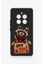 Realme 12 Pro Compatible Cute Raccoon Patterned Silicone Case - 2