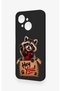 Cute Raccoon Patterned Silicone Case Compatible with Tecno Spark Go1 - 4