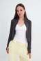 Zippered Soft Fabric Cardigan H0089 - 2