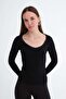 Lace Collared Modal Blouse P06099 - 2