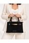 Luxury Suede Women's Hand and Shoulder Bag with Cross Strap - 4