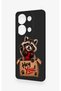 Redmi Note 13 Pro 4g Compatible Cute Raccoon Pattern Silicone Case - 4