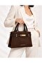 Luxury Suede Women's Hand and Shoulder Bag with Cross Strap - 5