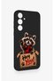 Samsung A35 Compatible Cute Raccoon Patterned Silicone Case - 3