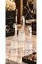 Watch Stand Set of 3 Plexi Laser Model Square White - 2