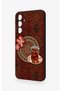 Samsung A16 Compatible Carpet and Tea Patterned Silicone Case - 4