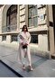 Women's Cream Double-Breasted Belted Trench Coat - 2