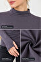 Women's 100% Viscose Finger Detail Turtleneck Long Sleeve Bodysuit – Flexible, Soft Textured, Stylish and Comfortable for Daily Use - 7