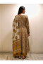 Yellow & White Printed Viscose Anarkali Suit Set - ALV2265 | Yellow & White-Size:L-40-Inches - 5