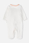 Interlock Jumpsuit with Booties (Bouquet) Salmon - 2