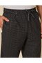 Men Black Check Pyjama Bottoms - 4