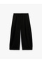 Regular Fit Barrel Trousers with Belted Pockets