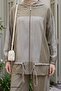 Hooded Detail Milk Coffee Double Set - 2