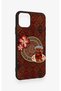 iPhone 11 Pro Max Compatible Carpet and Tea Pattern Silicone Case - 3