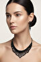 Zircon Stone Evening Dress Necklace Earring Set